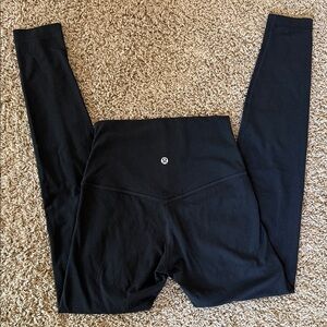 lululemon athletica Align Black Ribbed Leggings